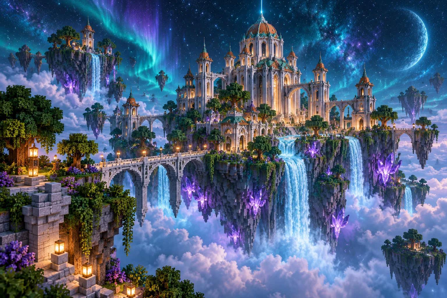 Sky citadel · AI artwork